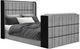 Global Furniture USA Isabella Gray Queen Sleigh Bed with LED-0
