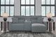 Signature Design by Ashley® Modmax II 3-Piece Pepper/Salt Right-Arm Facing Power Reclining Sectional and Chaise-4