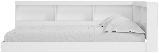 Signature Design by Ashley® Piperton White Youth Full Storage Bookcase Bed-1
