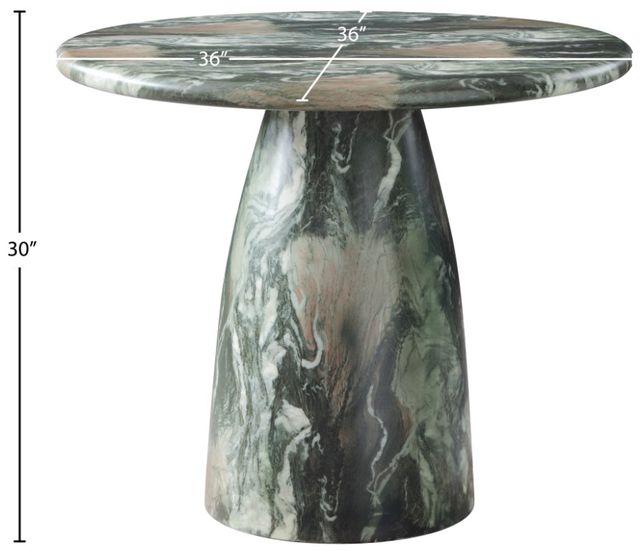 Meridian Furniture Cosenza Green Indoor/Outdoor Concrete Dining Table-3