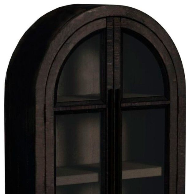 Elements International Santiago Espresso Bookcase-1