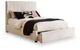 Signature Design by Ashley® Brizmore Beige King Upholstered Panel Storage Bed-5