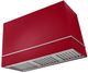 AGA Loge 48" Piccadilly Red Wall Mounted Range Hood  with Brushed Nickel Trim-0