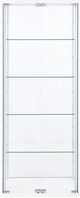 Coaster® Delphinium Clear/White Display Cabinet-5