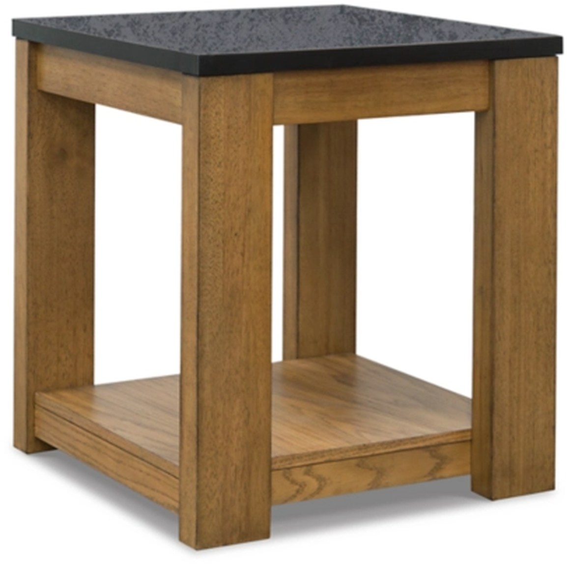 Quentina End Table - Light Brown/Black Quentina End Table - Light Brown/Black