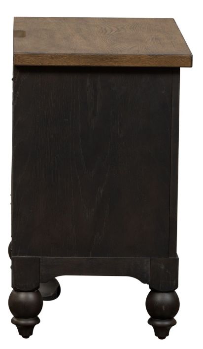 Liberty Furniture Americana Farmhouse Black Nightstand-3
