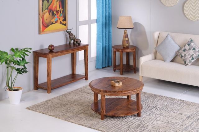 Jaipur Furniture Terrill Geri Brown Coffee Table-1