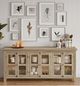 Jofran Inc. Rustic Shores Watch Hill Weathered Gray 6-Door Low Accent Cabinet-1