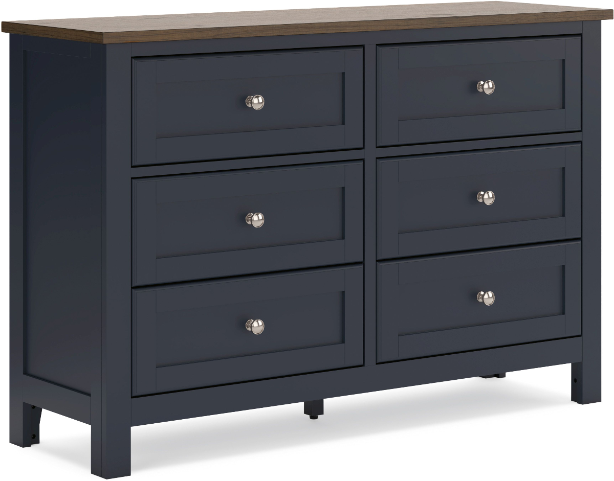 Landocken Dresser - Blue/Brown Landocken Dresser - Blue/Brown