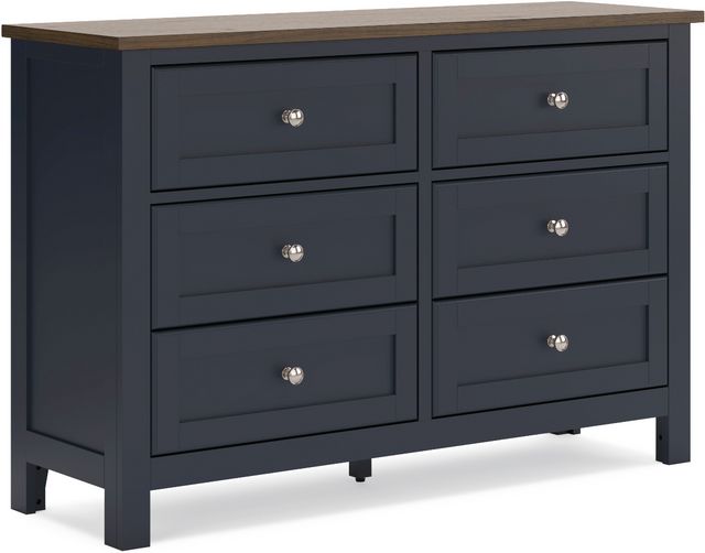 Landocken Chest - Blue/Brown