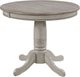 Winners Only® Ridgewood Oat Top Dining Table with Gray Pedestal Base-0