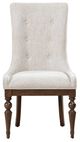 Liberty Furniture Arden Road Cream/Satin Cherry Upholstered Dining Side Chair-2