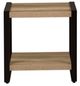 Liberty Furniture Sun Valley Sandstone End Table with Black Metal Frames-1