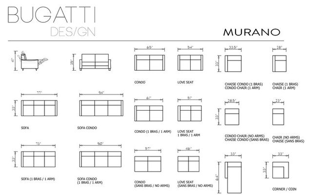 Bugatti Design Murano Electric Reclining Condo Sofa-3