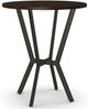 Amisco Customizable Norcross 42" Birch Veneer Round Bar Table with a 36" Diameter Tabletop-0