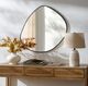 Surya Pebble Matte Black 36" Accent Mirror-5