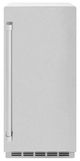 ZLINE Touchstone 15" 66 lb. Stainless Steel Gourmet Ice Maker with Drain Pump and Satin Stainless Steel Door-0