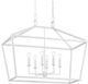 Currey & Company Denison Gesso White Chandelier-0