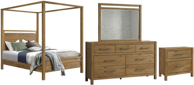 Martin Svensson BoHo 4-Piece Brown Queen Bedroom Set-0
