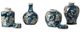 A & B Home Blue/White Jar and Vase-3