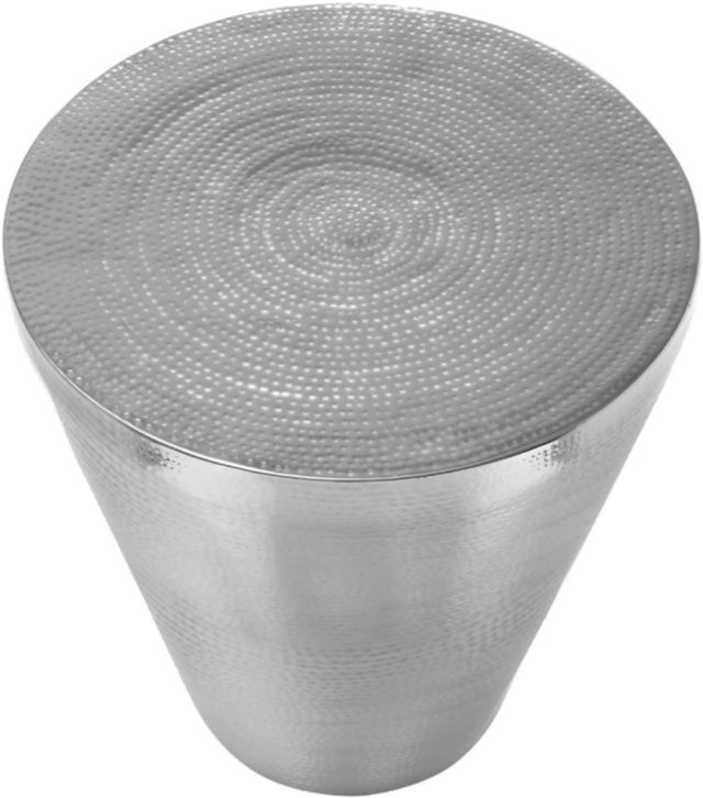 Monarch Specialties Inc. Chrome Iron Cone Drum Table-1