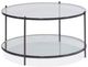 Bassett® Furniture Linville Gunmetal Round Cocktail Table-0