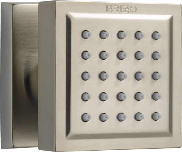 Brizo Essential™ Brilliance® Brushed Nickel Touch-Clean® Square Body Spray-0