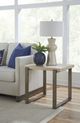 Modus Furniture Ariela Natural End Table with Bronze Base-1