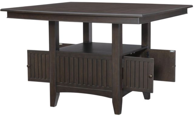 Legacy Classic Caldwell Espresso Counter Height Dining Table with Storage-2