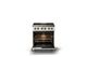 Viking® 5 Series 30" Pure White Pro Style Dual Fuel (LP) Range with Polished Chrome Trim-1