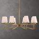 Uttermost® Lassen Warm Brass 8-Light Chandelier-2