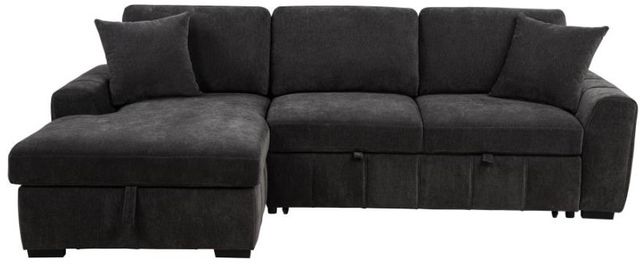 Coaster® Pastrana 2-Piece Gray Left-Arm Facing Sleeper Sectional and Chaise-1