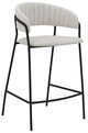 Armen Living Nara Black/Cream 26" Counter Stool-0