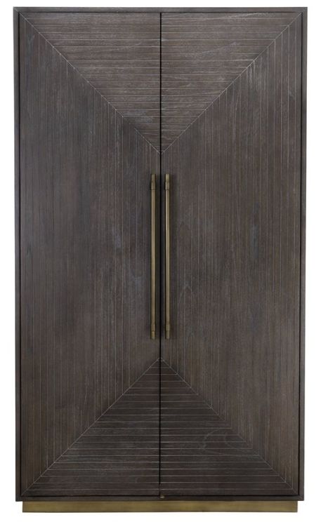 YHD Dewi Brown Tall Cabinet-2