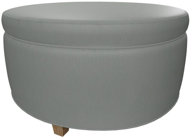 Craftmaster® Customizable CM Leather 30" Cocktail Ottoman-0