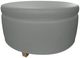 Craftmaster® Customizable CM Leather 30" Cocktail Ottoman-0