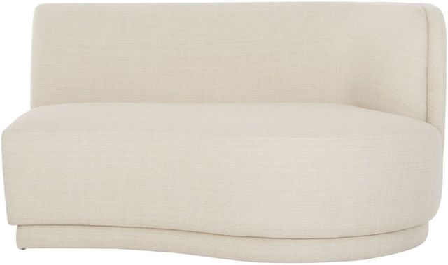 Moe's Home Collection Yoon Cream Right 2 Seat Chaise-0