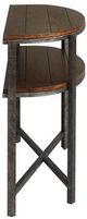 Liberty Furniture Breckinridge Mahogany Spice Demilune Sofa Table-2