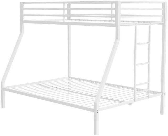 Coaster® Alevera White Metal Twin Over Full Bunk Bed-3