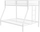 Coaster® Alevera White Metal Twin Over Full Bunk Bed-3