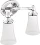Moen® Eva™ Chrome Two Globe Bath Light-0