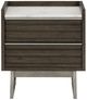 Ashley® Arkenton Grayish Brown/White Nightstand-2