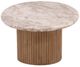 Dovetail Furniture Barrington Beige Marble Top with Natural Base-2