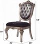 ACME Furniture Chantelle Antique Platinum/Silver Gray Dining Side Chair-3
