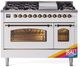 Ilve® Nostalgie II Series 48" Custom RAL Color Pro Style Dual Fuel Range-0