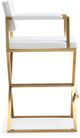 TOV Furniture Director White Gold Steel Bar Stool-2