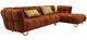 VIG Furniture Divani Casa Jacinda 2-Piece Burnt Orange Right-Arm Facing Sofa Sectional and Chaise with Pillows-0