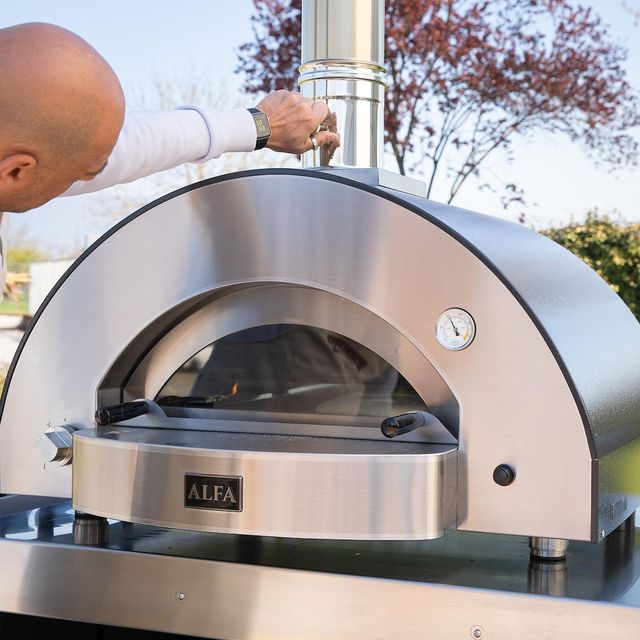 Alfa Low & Slow Kit For 3 Pizze Stainless Steel-0