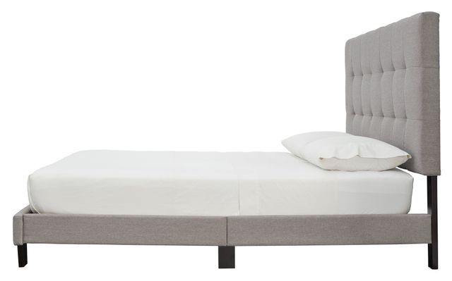Signature Design by Ashley® Adelloni Gray Queen Upholstered Bed-2