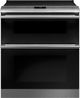 Café™ 30" Platinum Slide-In Electric Double Oven Range-0